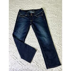 American Eagle Artist Stretch Women’s Jeans Capri Crop Low Rise Sz 4